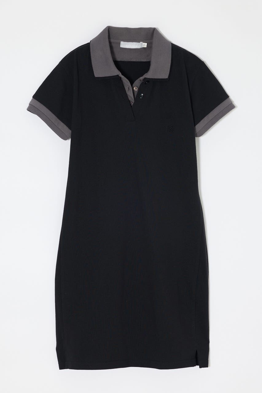 MOUSSY「CONTRAST POLO ドレス」|ワンピース|