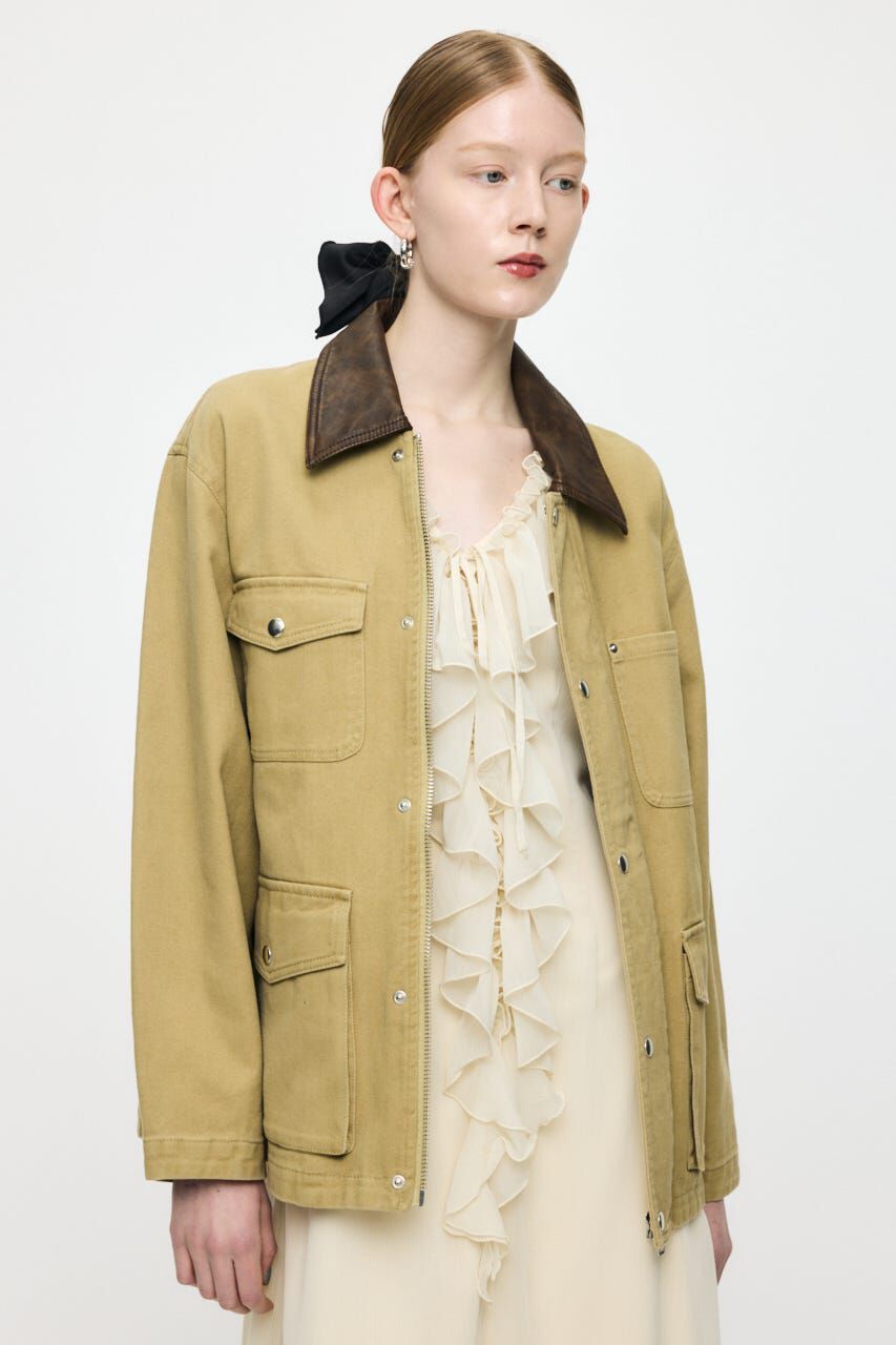 MOUSSY「COTTON CHORE ジャケット」|その他|BEG