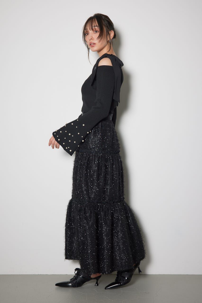 rienda「ニュアンスバリエーションフレアスカート」|スカート|