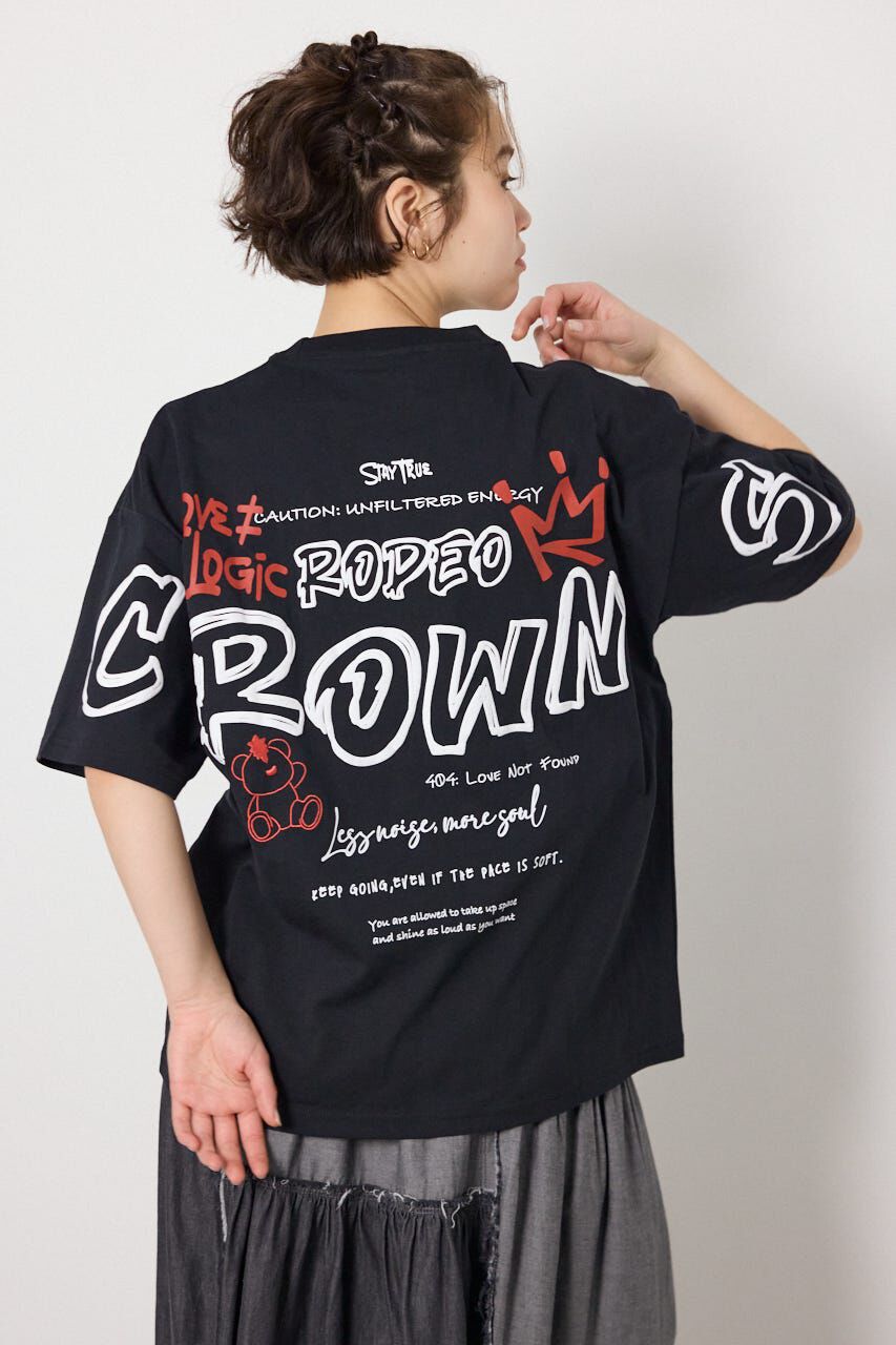 RODEO CROWNS「Graffiti プリントTシャツ」|Tシャツ・カットソー|