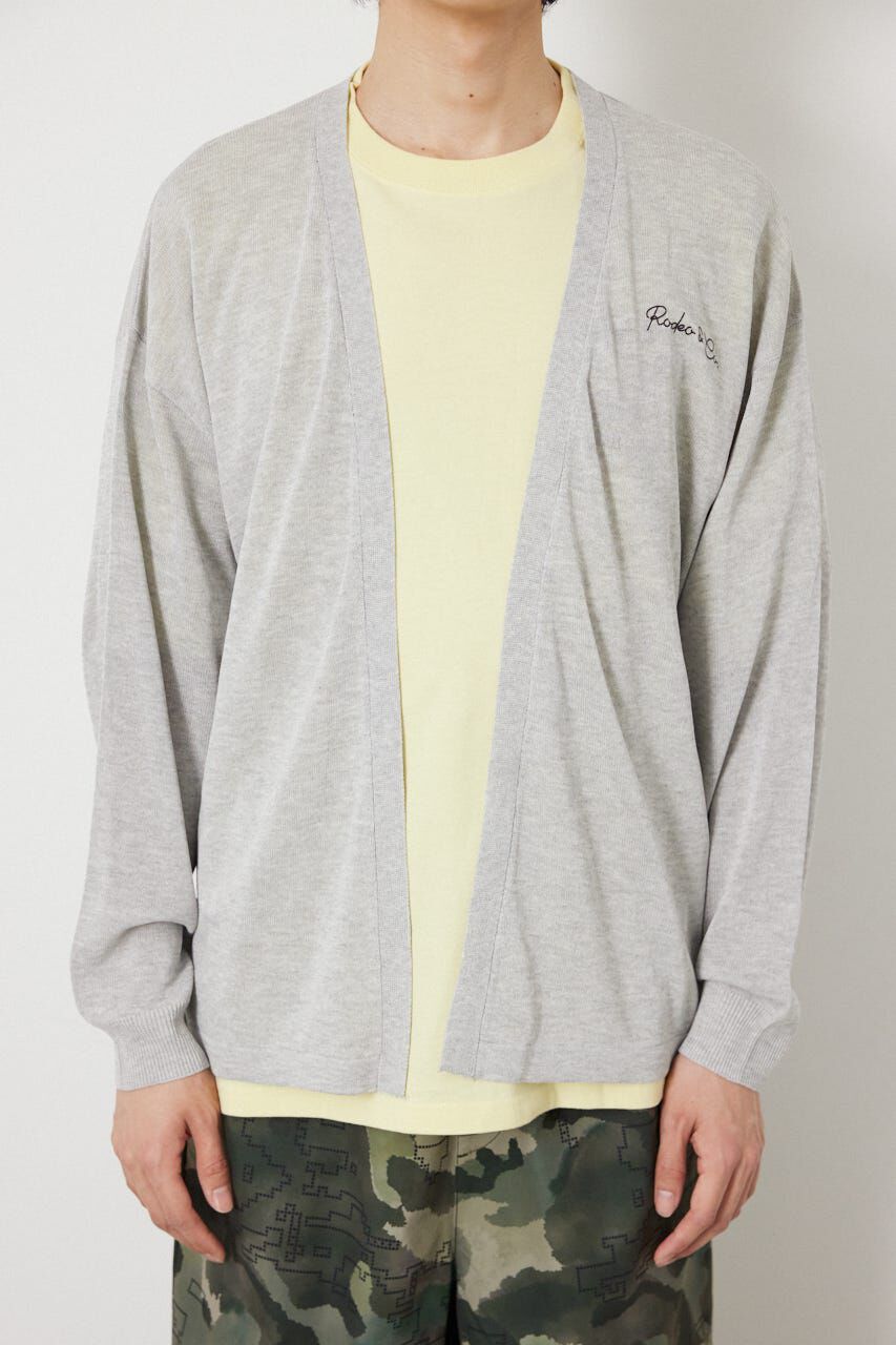 RODEO CROWNS「ロープロゴニットトッパー」|カーディガン|