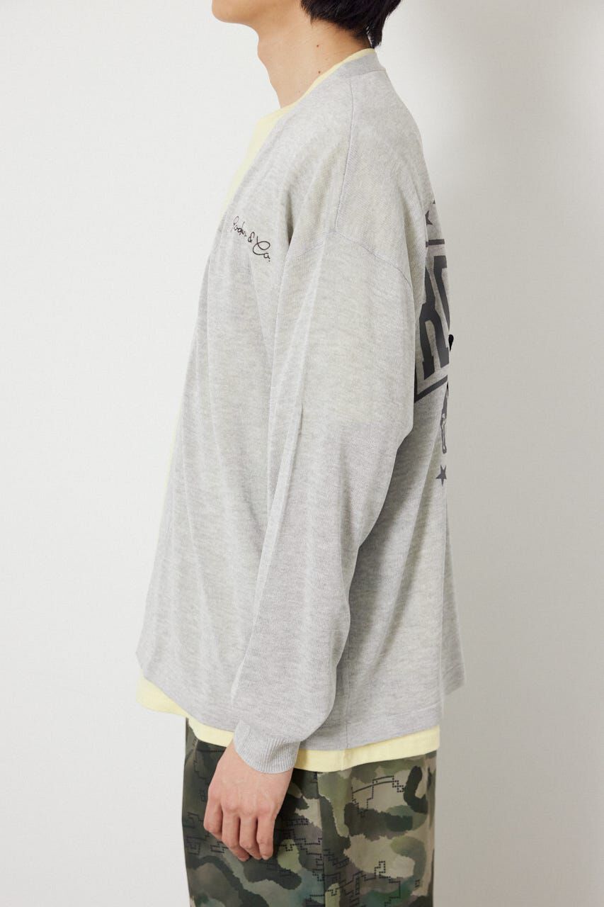 RODEO CROWNS「ロープロゴニットトッパー」|カーディガン|