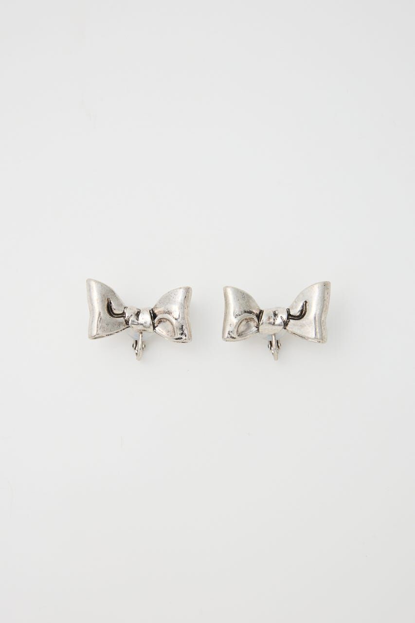 SLY「BOLD RIBBON イヤリング」|ピアス|SLV