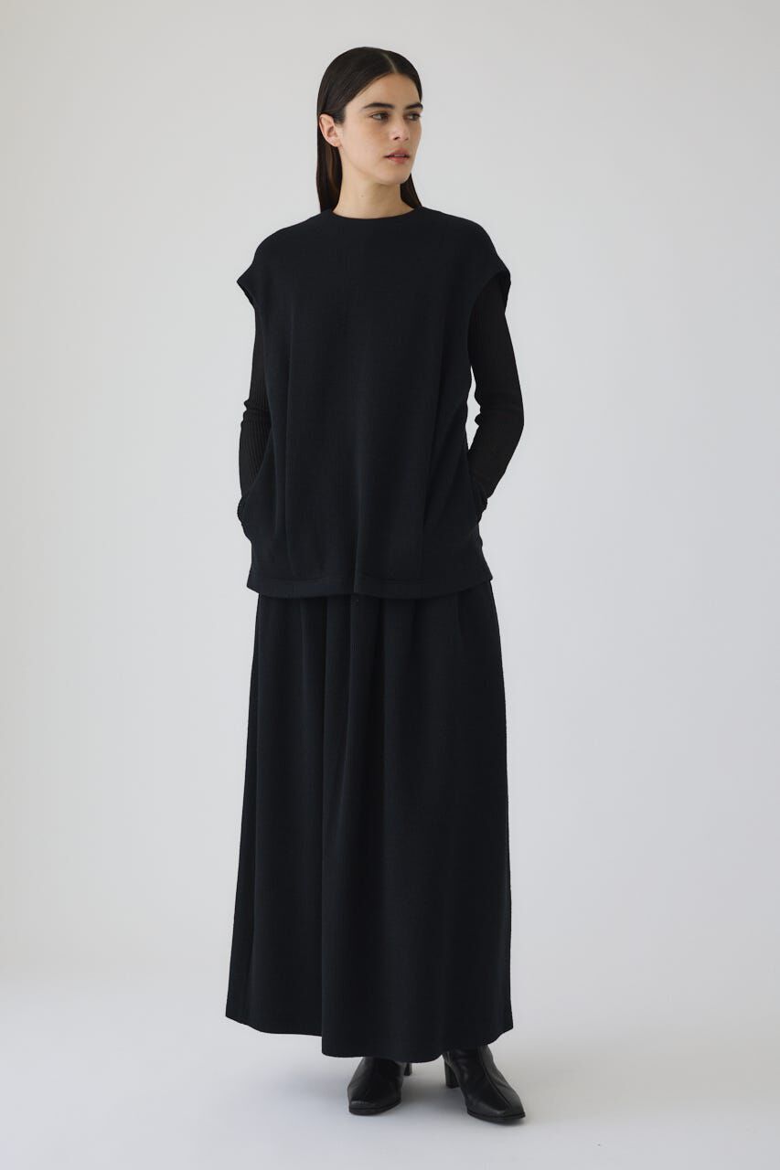 RIM.ARK 「High waist bomber knit SK」|スカート|