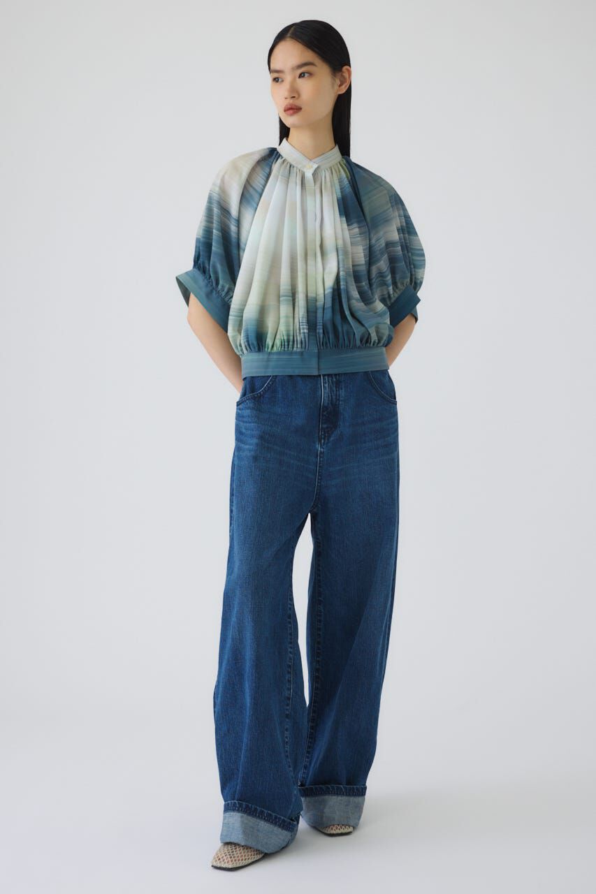 RIM.ARK 「Hidden flower gather SH」|シャツ・ブラウス|