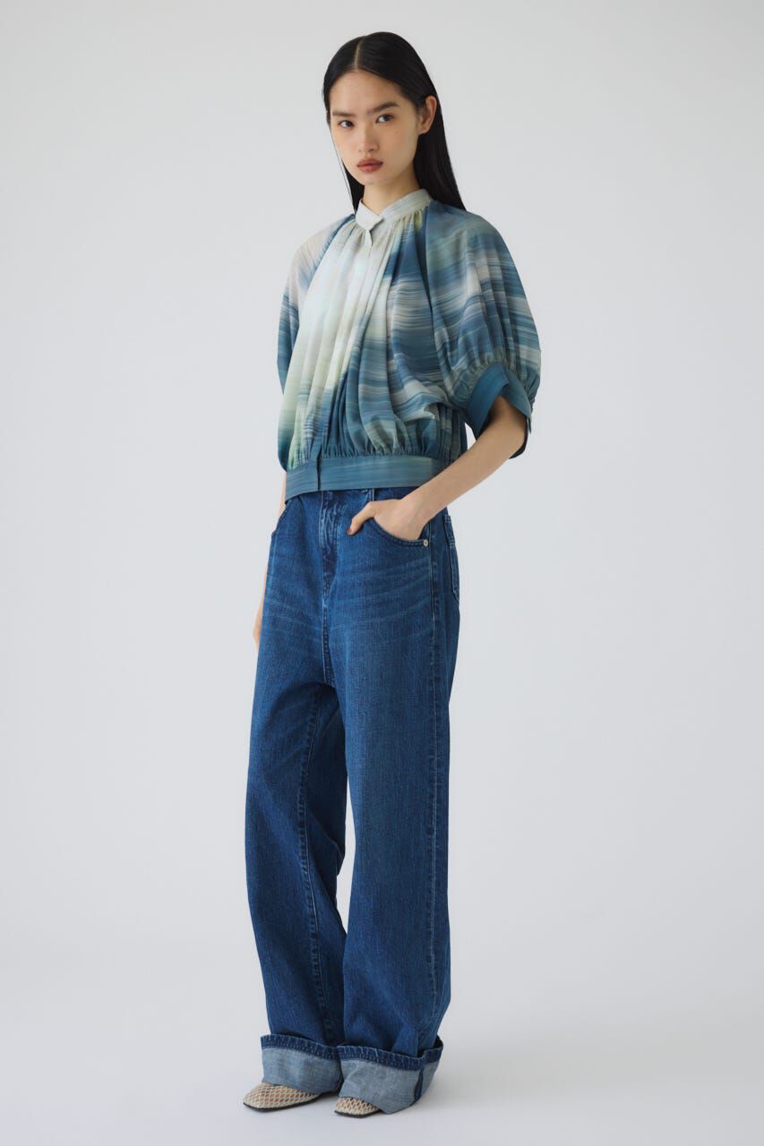 RIM.ARK 「Hidden flower gather SH」|シャツ・ブラウス|