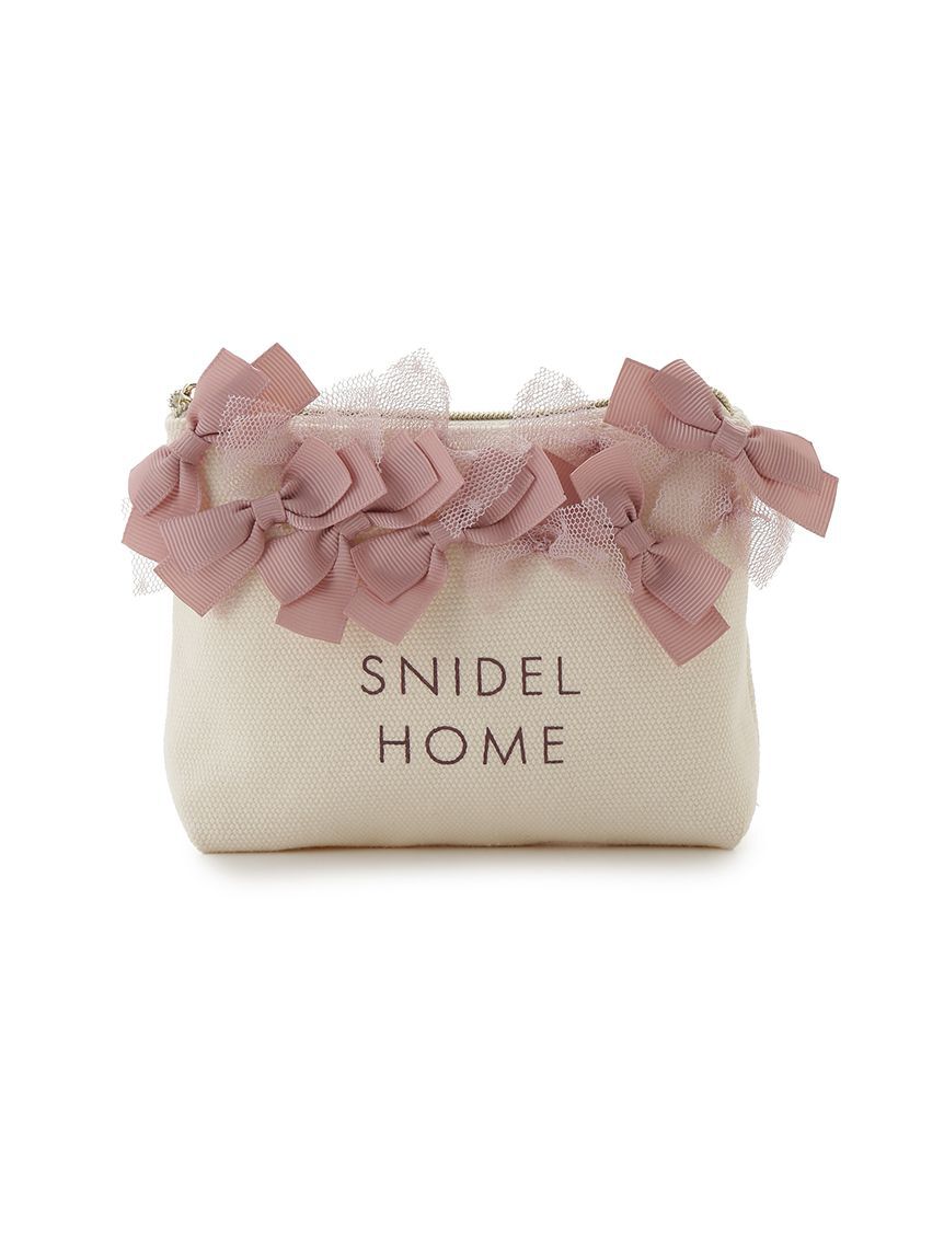 SNIDEL HOME「リボンポーチ」|ポーチ|PNK
