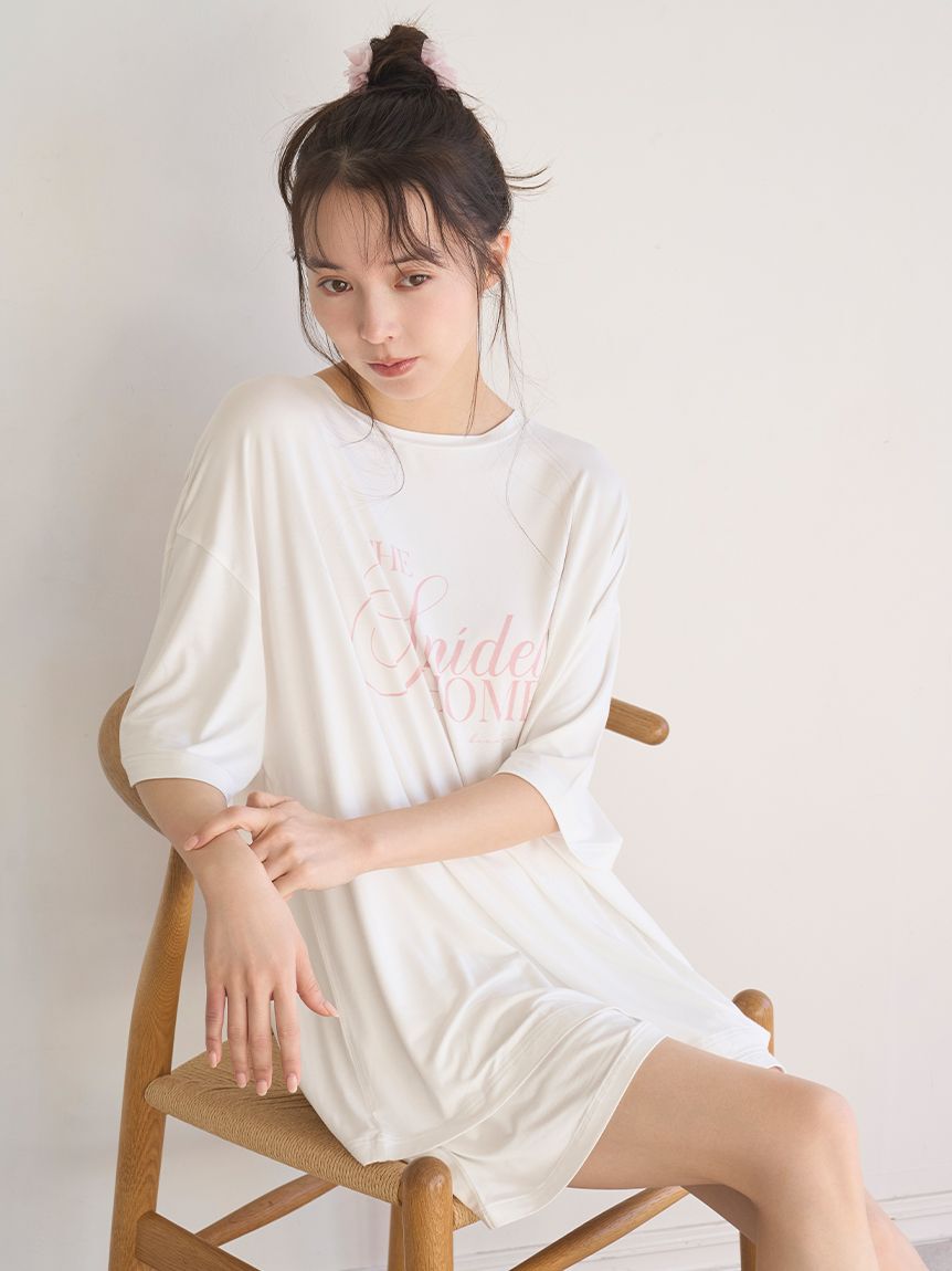 SNIDEL HOME「【接触冷感】ロゴTシャツセットアップ」|ルームウェア|