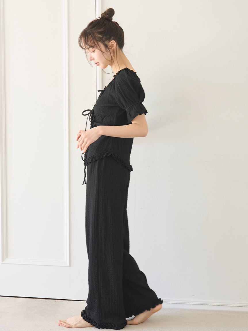 SNIDEL HOME「カットフリルセットアップ」|ルームウェア|