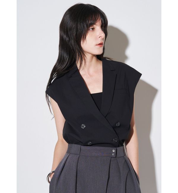 ELENDEEK「TAILOR COLLAR BL」|シャツ・ブラウス|ブラック