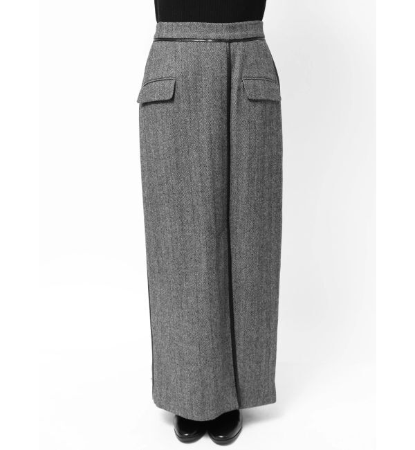 ELENDEEK「PIPING WRAP SK」|スカート|