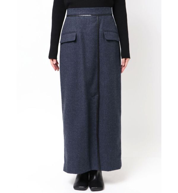 ELENDEEK「PIPING WRAP SK」|スカート|