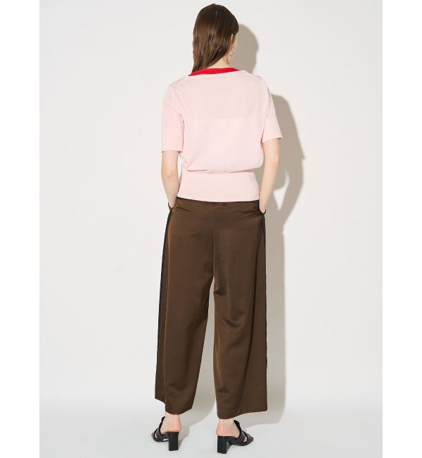 ELENDEEK「COLOR LAYERED HALF SLEEVES KT」|ニット・セーター|