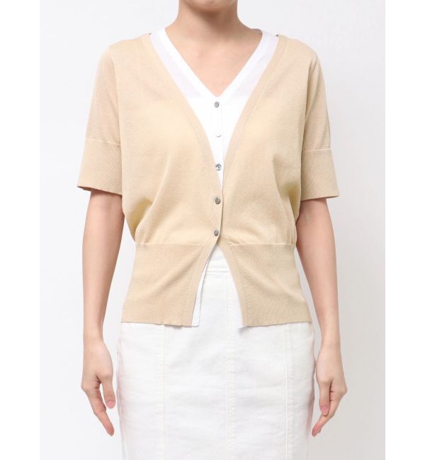 ELENDEEK「COLOR LAYERED HALF SLEEVES KT」|ニット・セーター|