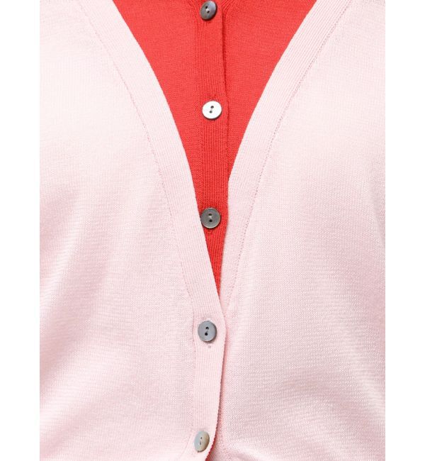 ELENDEEK「COLOR LAYERED HALF SLEEVES KT」|ニット・セーター|