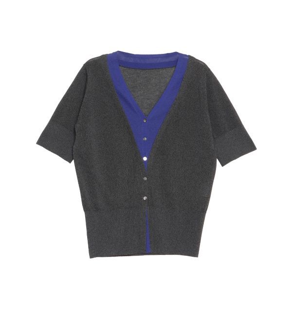 ELENDEEK「COLOR LAYERED HALF SLEEVES KT」|ニット・セーター|