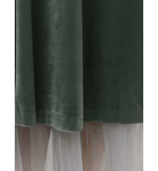 RESEXXY「ベロアチュールロングスカート」|スカート|