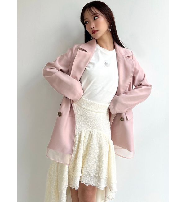 RESEXXY「アシンメトリーレーススカート」|スカート|