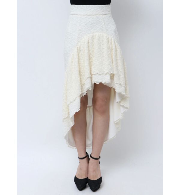 RESEXXY「アシンメトリーレーススカート」|スカート|