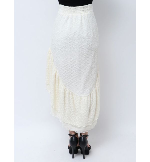 RESEXXY「アシンメトリーレーススカート」|スカート|