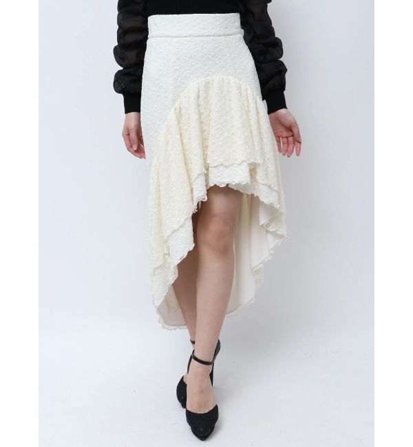 RESEXXY「アシンメトリーレーススカート」|スカート|