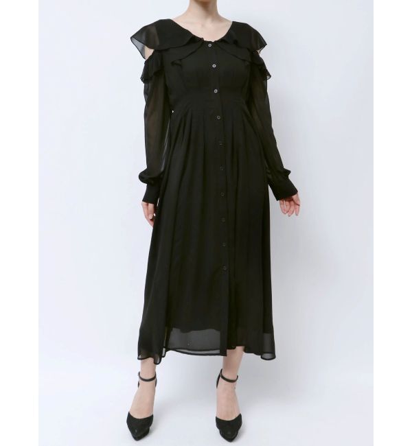 RESEXXY「コルセットシャツフレアワンピース」|ワンピース|