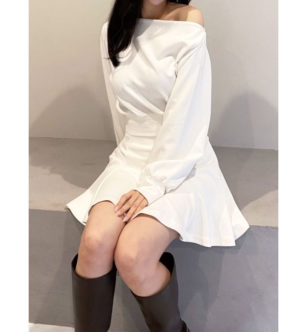 RESEXXY「ワンショルスウェットトップス【セットアップ着用可能】」|スウェット・ジャージ|ホワイト