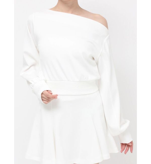 RESEXXY「ワンショルスウェットトップス【セットアップ着用可能】」|スウェット・ジャージ|