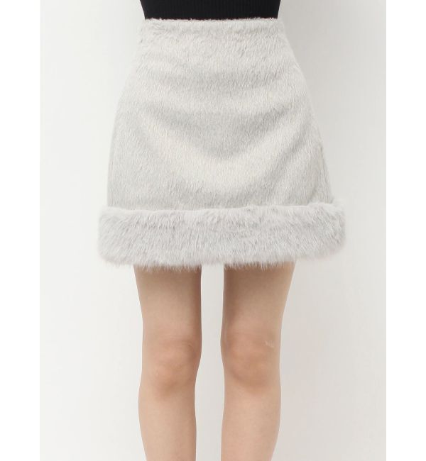 RESEXXY「フェイクファーミニスカート【セットアップ着用可能】」|スカート|