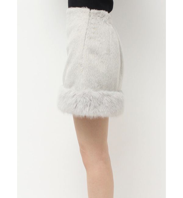 RESEXXY「フェイクファーミニスカート【セットアップ着用可能】」|スカート|