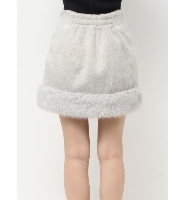 RESEXXY「フェイクファーミニスカート【セットアップ着用可能】」|スカート|