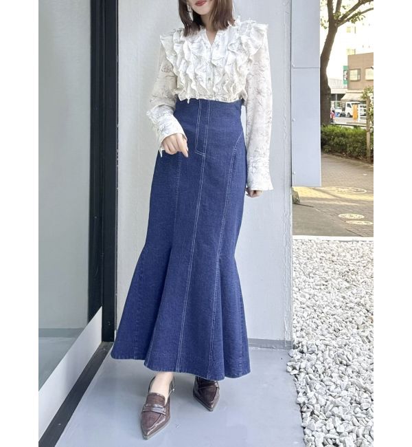 dazzlin「バックレースアップスイッチングマーメイドスカート」|スカート|