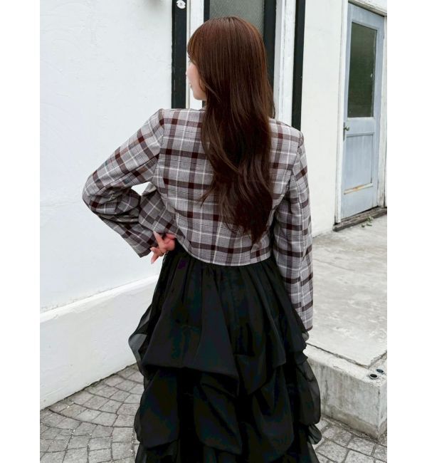 dazzlin「【追加生産分】ランダムタックバルーンスカート」|スカート|