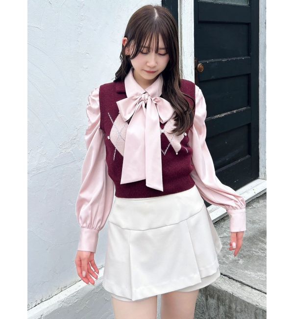 dazzlin「【セットアップ対応】レイヤードスカートパンツ」|スカート|