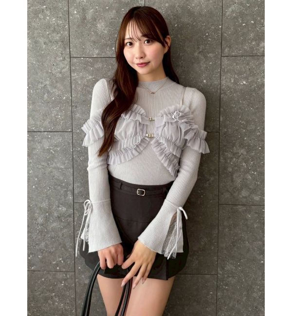 dazzlin「【セットアップ対応】レイヤードスカートパンツ」|スカート|