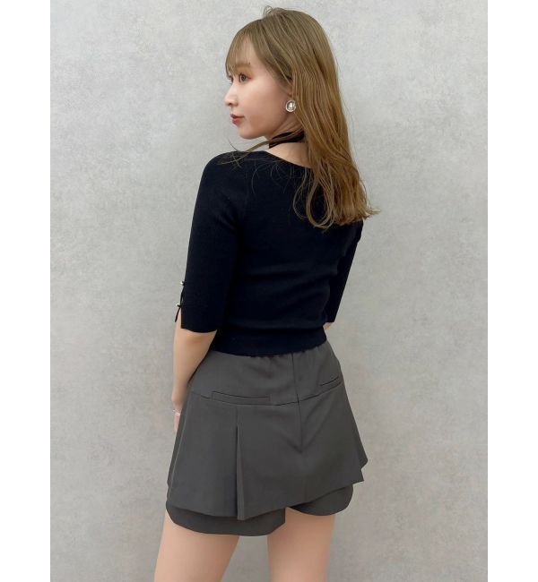 dazzlin「【セットアップ対応】レイヤードスカートパンツ」|スカート|