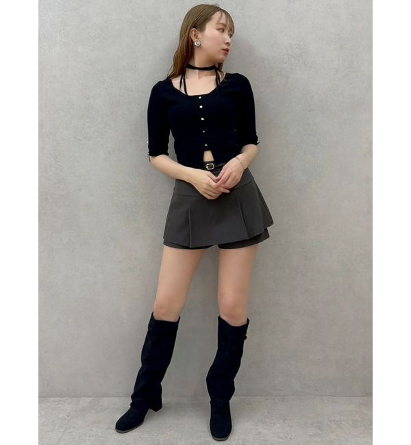 dazzlin「【セットアップ対応】レイヤードスカートパンツ」|スカート|