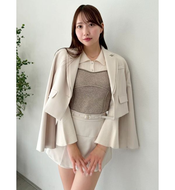 dazzlin「【セットアップ対応】レイヤードスカートパンツ」|スカート|