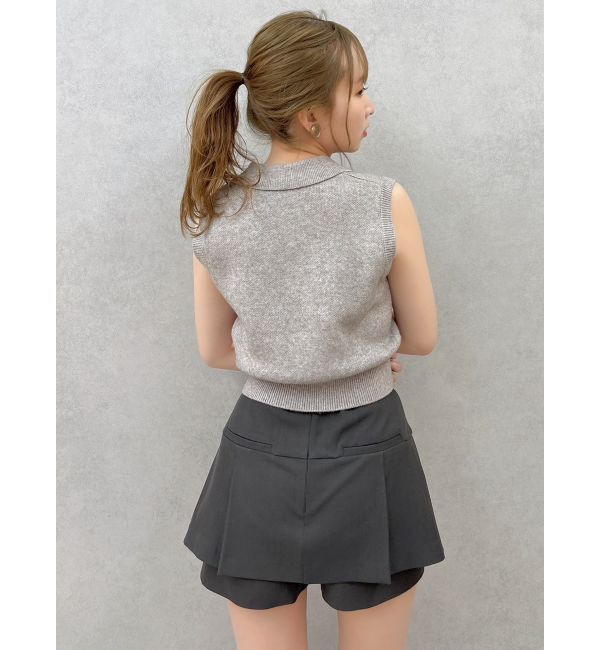 dazzlin「【セットアップ対応】レイヤードスカートパンツ」|スカート|