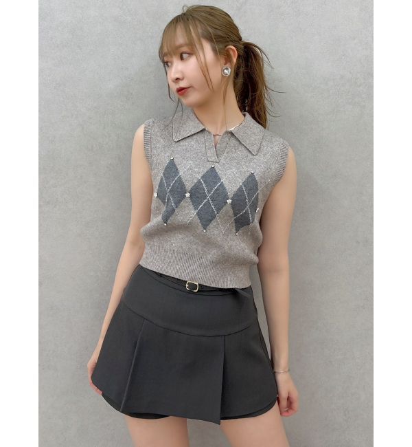 dazzlin「【セットアップ対応】レイヤードスカートパンツ」|スカート|