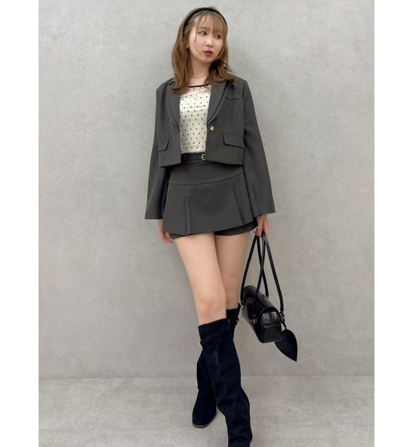 dazzlin「【セットアップ対応】レイヤードスカートパンツ」|スカート|