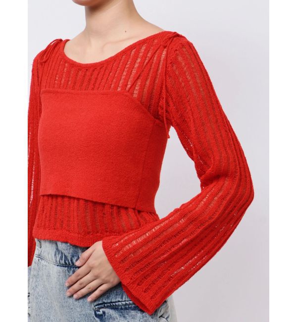 EMODA「レイヤードシアーニット」|ニット・セーター|