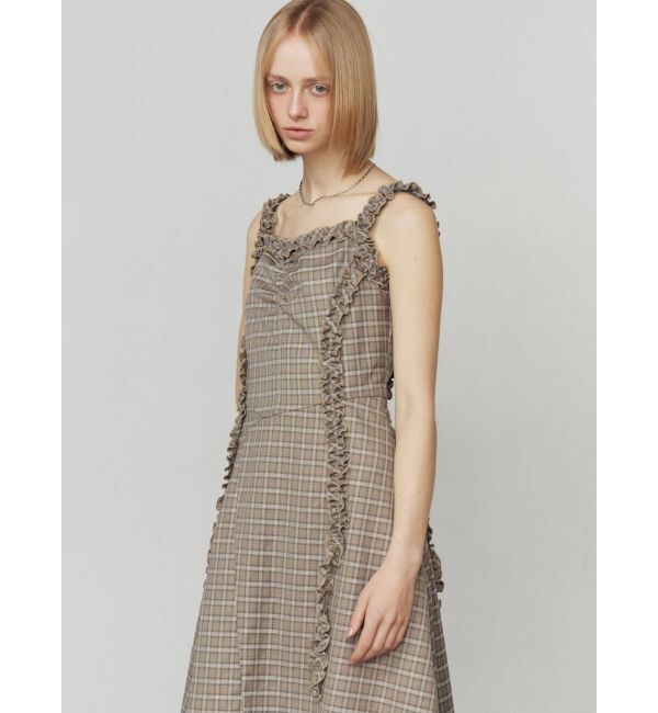 EMODA「テープフリルアシンメトリーマキシワンピース」|ワンピース|