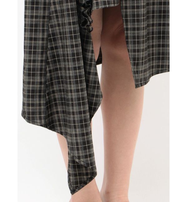 EMODA「テープフリルアシンメトリーマキシワンピース」|ワンピース|