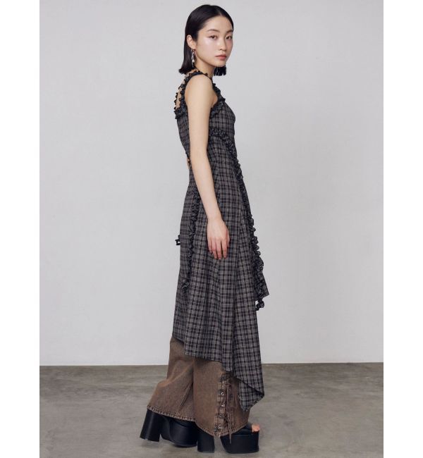 EMODA「テープフリルアシンメトリーマキシワンピース」|ワンピース|