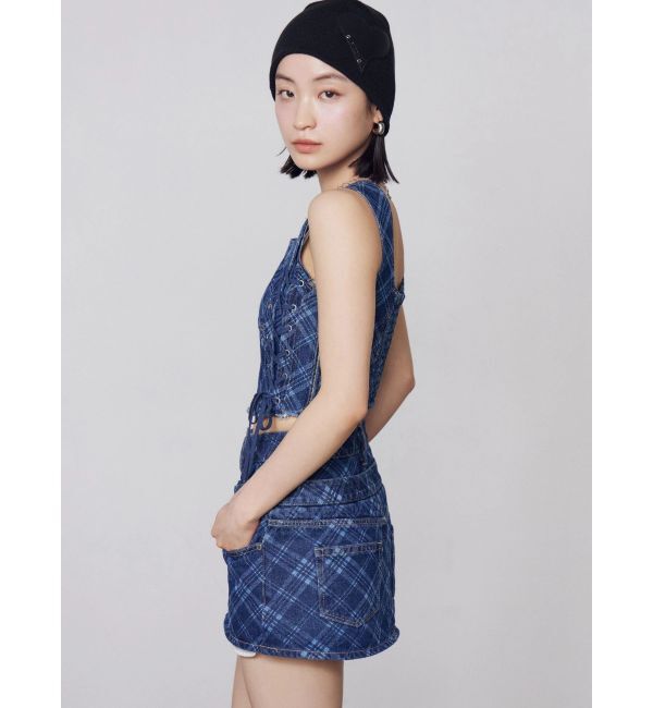 EMODA「ベルトレイヤードボクシースカート」|スカート|