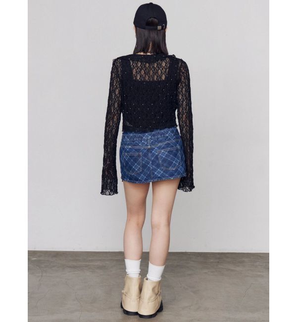 EMODA「ベルトレイヤードボクシースカート」|スカート|