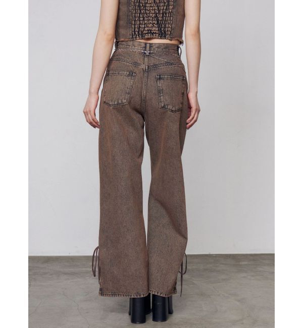 EMODA「ヘムレースアップルーズデニム」|デニム|