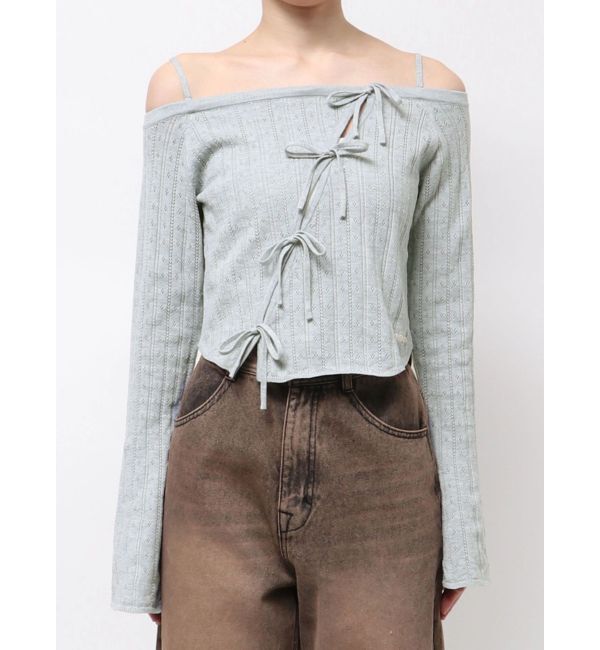 EMODA「ホールリボン2WAYニット」|ニット・セーター|