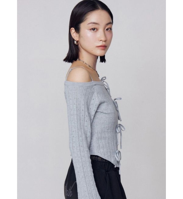 EMODA「ホールリボン2WAYニット」|ニット・セーター|
